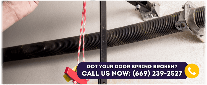 Broken Garage Door Spring Milpitas CA